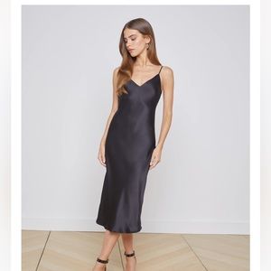 L’AGENCE Jodie Silk Slip Dress